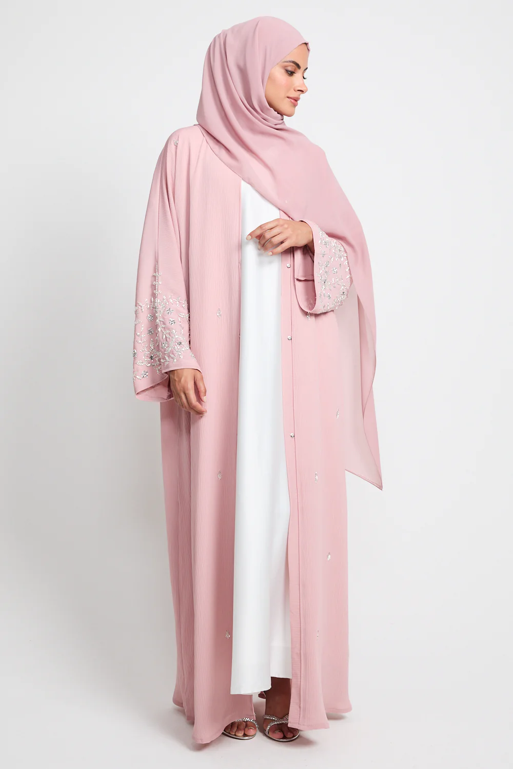 premium petal blossom abaya auburn premium petal blossom abaya auburn