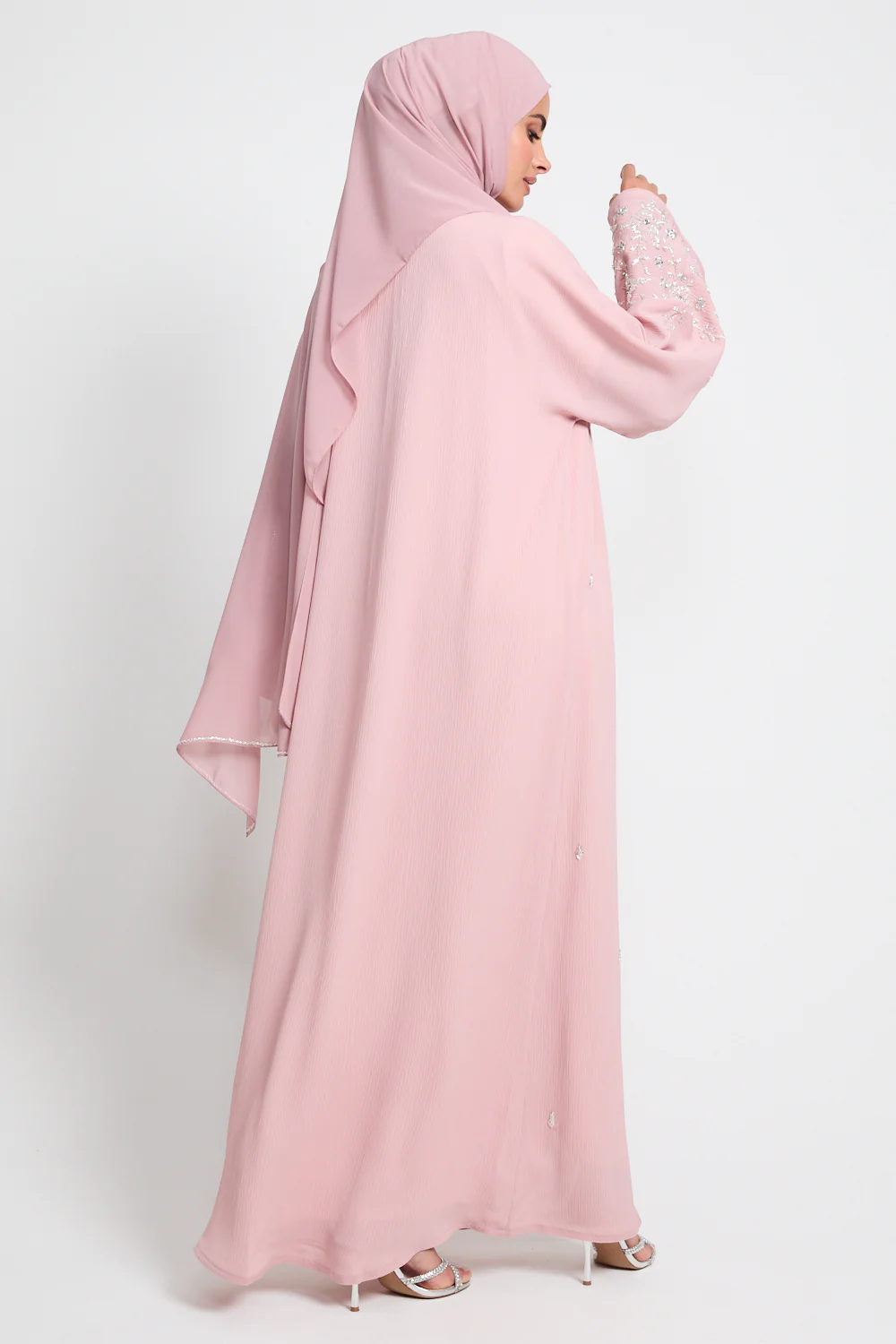 premium petal blossom abaya auburn premium petal blossom abaya auburn